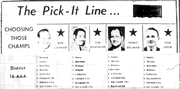 Pre-Season Picks