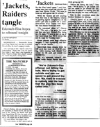 1996-97 Newspaper clip