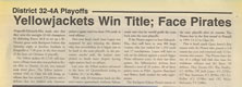 1998-99 Newspaper clip