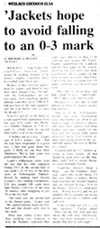 1998-99 Newspaper clip