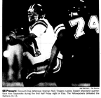 1999-00 Newspaper clip