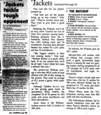 1993-94 Newspaper clip