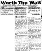 1993-94 Newspaper clip